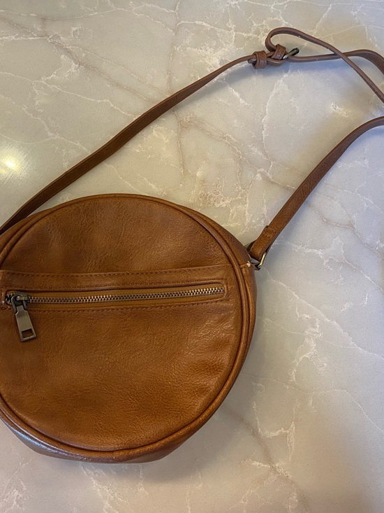 Antik Kraft Handbags - Antik Kraft Cognac Leather Crossbody Bag Card Holder Interior